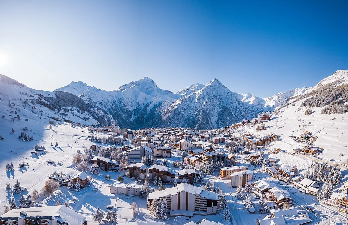 Les Deux Alpes, Frankreich.